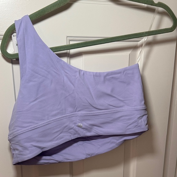2/$25 NWT Lululemon One-Shoulder Lavender Bralette-size 14 C/D - Picture 5 of 5